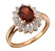 Кольцо с бриллиантом и гранатом JR05-12909-33-КL-R 2009 г инфо 1501w.
