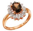 Кольцо с бриллиантом и раухтопазом JR05-12909-37BL-R 2009 г инфо 1507w.