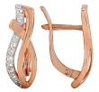 Серьги с фианитом 02-1589-03 2010 г инфо 1773w.