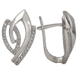 Серьги с фианитом 02-1628-32 2010 г инфо 1826w.