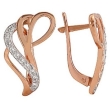 Серьги с фианитом 02-1672-03 2010 г инфо 1832w.
