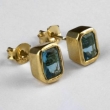 Серьги, серебро 925, циркон. 001.01.21-01464. 2010 г.