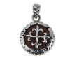 Подвеска, серебро 925, коралл. 001.05.21-01387. 2010 г.